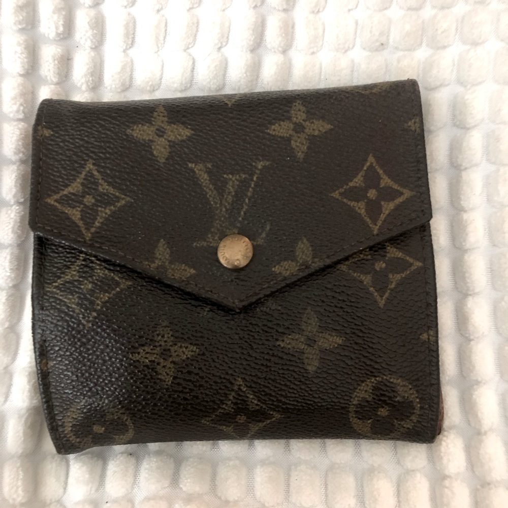 Louis Vuitton Dual Sided Snap Compact Wallet Brown Monogram - Picture 12 of 12